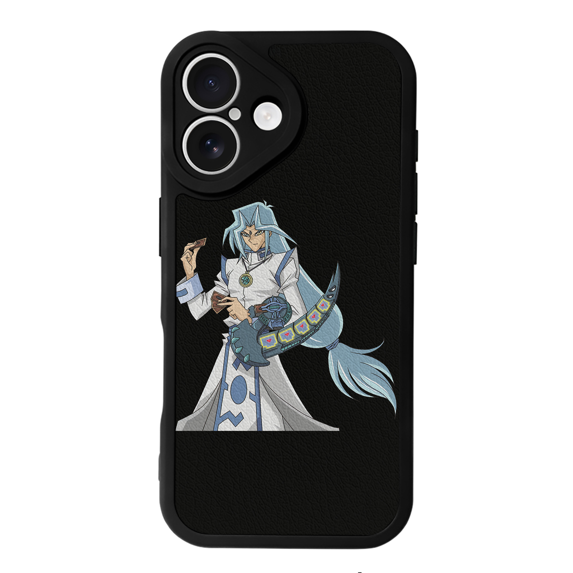 遊☆戯☆王 Yu-Gi-Oh! 【iPhone 16シリーズ対応】シリコンスマホケース（レザー調） 材質：シリコン